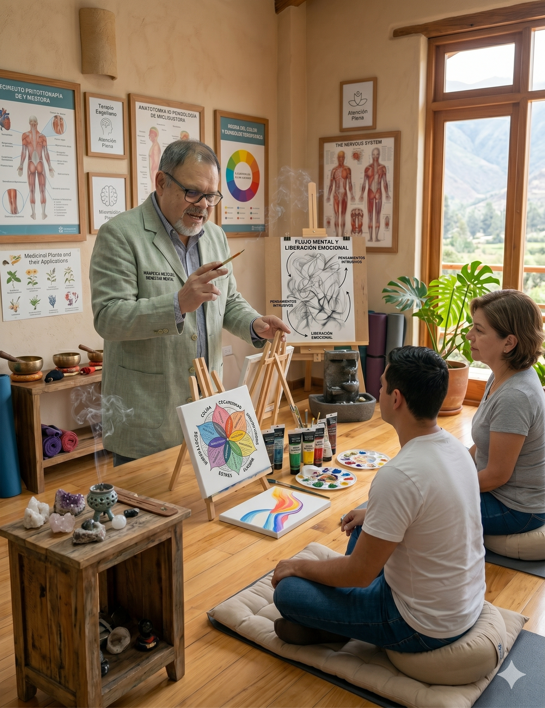 Bienestar mental y espiritual meditación